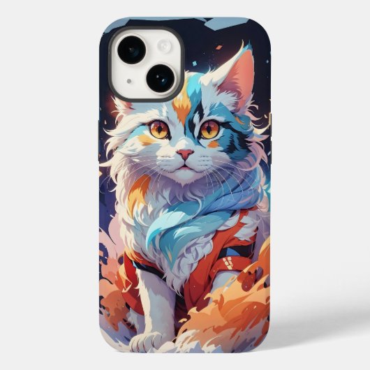 Coques Case-Mate iPhone Œuvre d'art féline Fantasy Crystal (Verso)