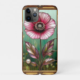 Case-Mate iPhone Case Œuvre d'art florale dans un élégant cadre doré