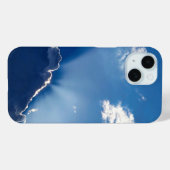 Coques Case-Mate iPhone Œuvre d'art murale rayons de soleil ciel bleu mini (Verso (horizontal))