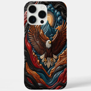 Coques iPhone 16 Pro Max Œuvre d'art panoramique de l'aigle majestueux