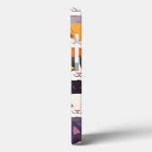 Coques Case-Mate iPhone Oeuvre d'art vif avec P jaune, noir et blanc (Verso / Gauche)