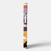 Coques Case-Mate iPhone Oeuvre d'art vif avec P jaune, noir et blanc (Verso / Droite)