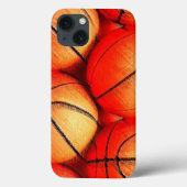 Coques Case-Mate iPhone Oeuvre de basket-ball (Verso)