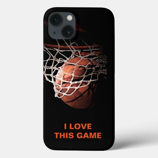 Coques Case-Mate iPhone Oeuvre de basket-ball (Verso)