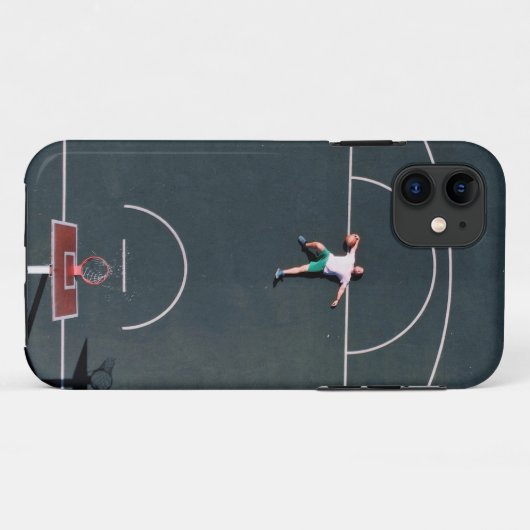 Coques Case-Mate iPhone Oeuvre de basket-ball (Dos (Horizontal))