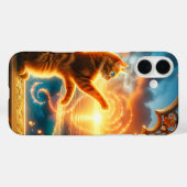Coques Case-Mate iPhone Oeuvre de chat (Verso (horizontal))