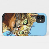 Coques Case-Mate iPhone Oeuvre de chats très Cool (Dos (Horizontal))