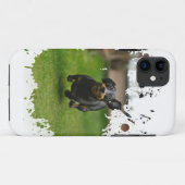 Coques Case-Mate iPhone OEuvre de chien cool (Dos (Horizontal))