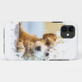 Coques Case-Mate iPhone OEuvre de chien cool (Dos (Horizontal))