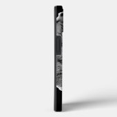 Coques Case-Mate iPhone Oeuvre de Loup noir et blanc (Verso / Droite)