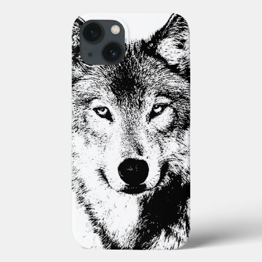 Coques Case-Mate iPhone Oeuvre de loup unique de qualité (Verso)