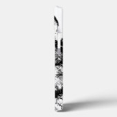 Coques Case-Mate iPhone Oeuvre d'encre blanche noire Wolf (Verso / Gauche)