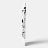 Coques Case-Mate iPhone Oeuvre d'encre blanche noire Wolf (Verso / Droite)