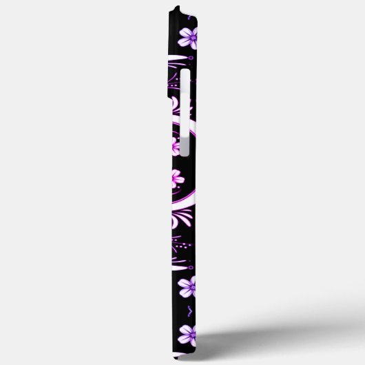 Coques Case-Mate iPhone Oeuvre Florale Décorative  (Verso / Gauche)