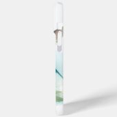 Coques Case-Mate iPhone OEuvre florale/printanière de colibri (Verso / Gauche)