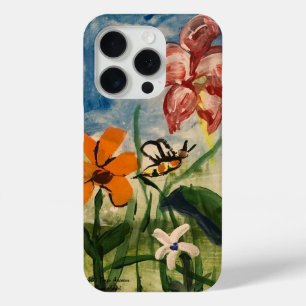 Coque iPhone 15 Pro Oeuvre originale couleur printemps