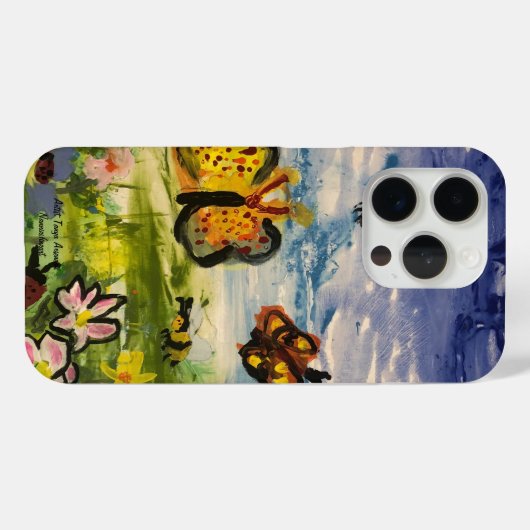 Coques Case-Mate iPhone Oeuvre originale couleur printemps (Verso (horizontal))