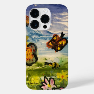 Coque Pour iPhone 14 Pro Oeuvre originale couleur printemps