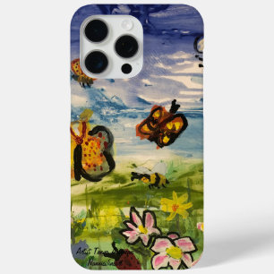 Coque iPhone 15 Pro Max Oeuvre originale couleur printemps