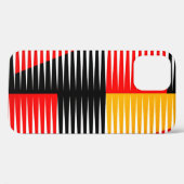 Coques Case-Mate iPhone OEuvre rouge, noire et jaune (Verso (horizontal))
