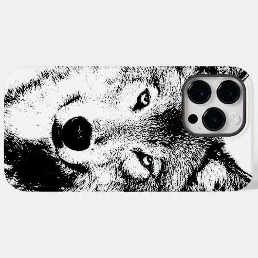 Coques Case-Mate iPhone Oeuvre Wolf (Verso (horizontal))