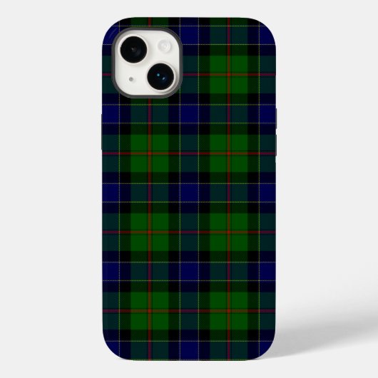 Coques Case-Mate iPhone Ogilvie tartan bleu vert plaid (Verso)