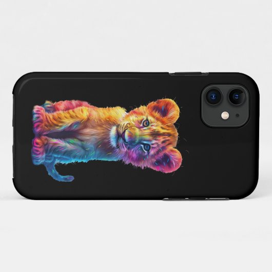 Coques Case-Mate iPhone Oh Baby Big Cat Cub (Dos (Horizontal))
