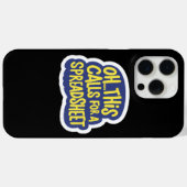 Coques Case-Mate iPhone Oh Cela Demande Un Tableur (Verso (horizontal))