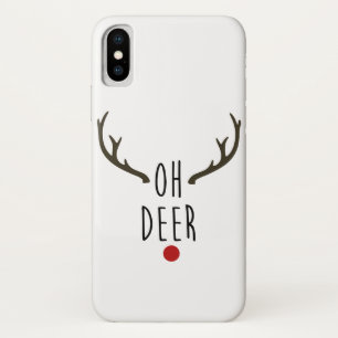 Case-Mate iPhone Case OH CERF Renne Cerf Noël Vacances Fêtes