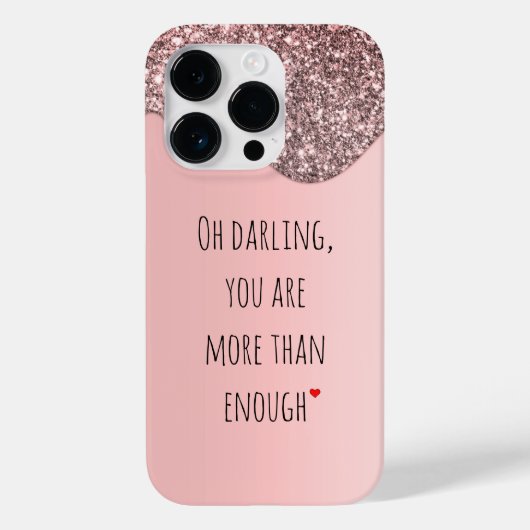 Coques Case-Mate iPhone Oh Chérie, tu es plus que suffisant Citation (Verso)