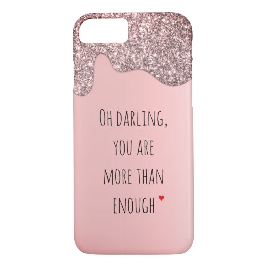 Coques Case-Mate iPhone Oh Chérie, tu es plus que suffisant Citation (Dos)
