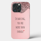 Coques Case-Mate iPhone Oh Chérie, tu es plus que suffisant Citation (Verso)