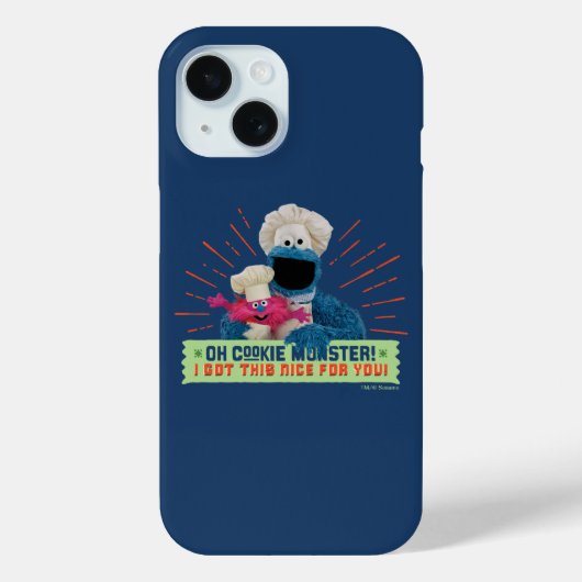 Coques Case-Mate iPhone Oh Cookie Monster ! J'Ai Compris Ça Bien Pour Toi (Verso)
