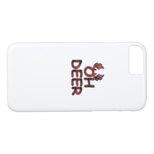 Coques Case-Mate iPhone Oh Deer Clean Layout (Dos (Horizontal))
