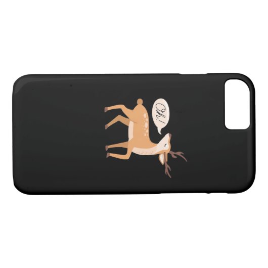 Coques Case-Mate iPhone Oh Deer Minimal Clean Aesthetic (Dos (Horizontal))