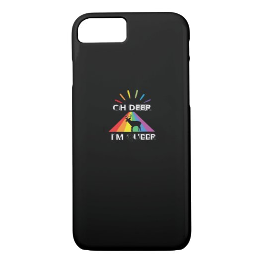 Coques Case-Mate iPhone Oh Deer Queer Trendy Aesthetic Design (Dos)