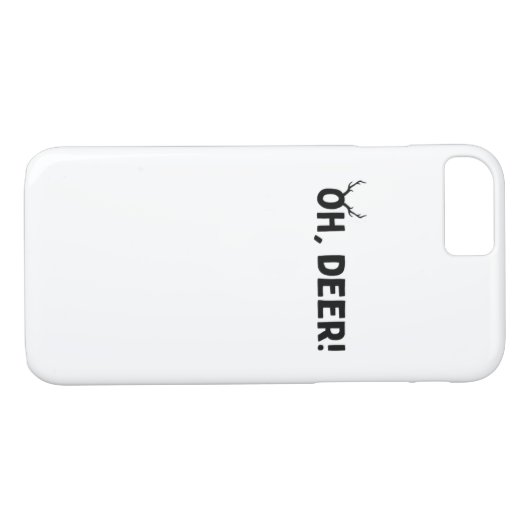 Coques Case-Mate iPhone Oh Deer Simple Aesthetic (Dos (Horizontal))