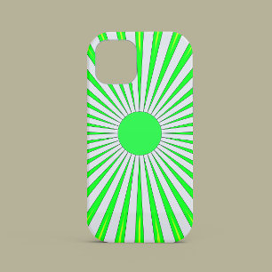 Case-Mate iPhone Case Oh Joyeux Jour Monogramme Green Sunburst