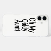 Coques Case-Mate iPhone Oh Ma Tante Giddy ! (Verso (horizontal))