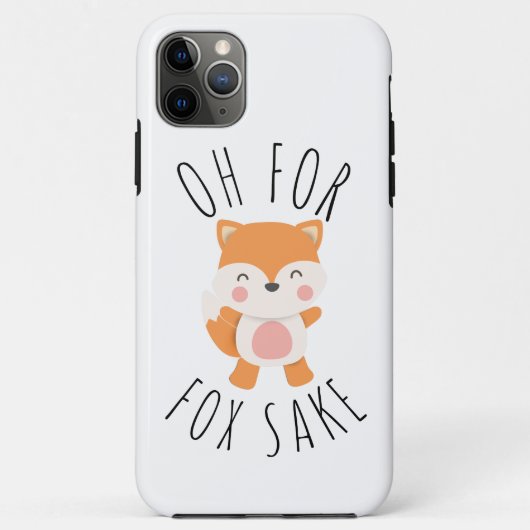 Coques Case-Mate iPhone Oh pour Fox Sake (Dos)