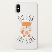 Coques Case-Mate iPhone Oh pour Fox Sake (Dos)