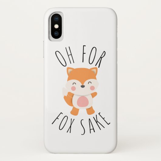 Coques Case-Mate iPhone Oh pour Fox Sake (Dos)