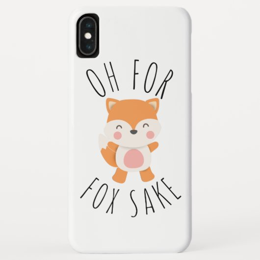Coques Case-Mate iPhone Oh pour Fox Sake (Dos)