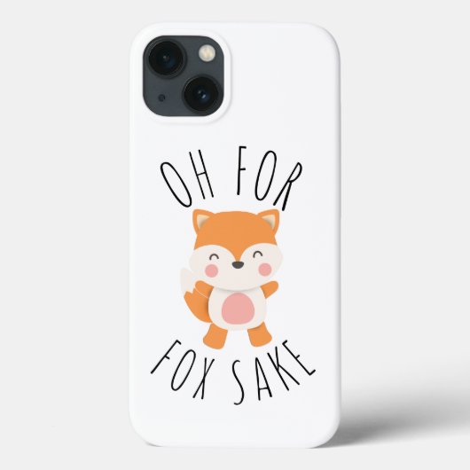Coques Case-Mate iPhone Oh pour Fox Sake (Verso)
