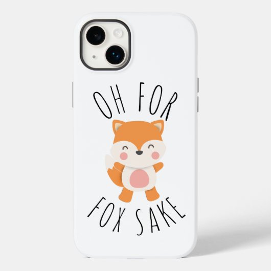 Coques Case-Mate iPhone Oh pour Fox Sake (Verso)