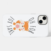 Coques Case-Mate iPhone Oh pour Fox Sake (Verso (horizontal))