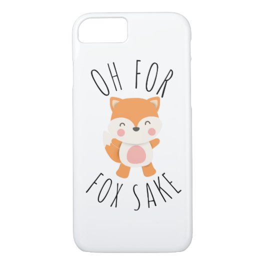 Coques Case-Mate iPhone Oh pour Fox Sake (Dos)