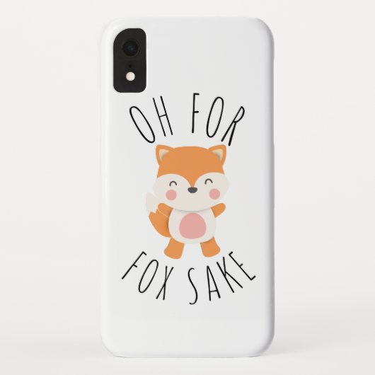 Coques Case-Mate iPhone Oh pour Fox Sake (Dos)
