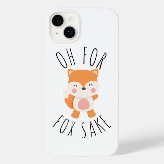 Coques Case-Mate iPhone Oh pour Fox Sake (Verso)