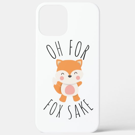 Coques Case-Mate iPhone Oh pour Fox Sake (Verso)